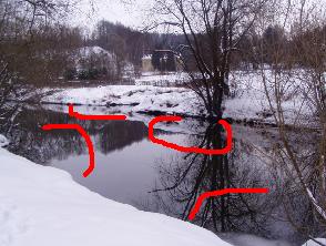 zimní řeka