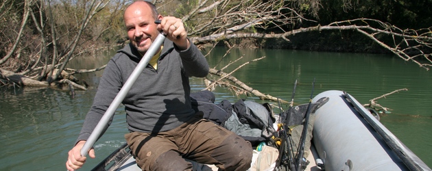 Rychlý lov na řece Rhoně