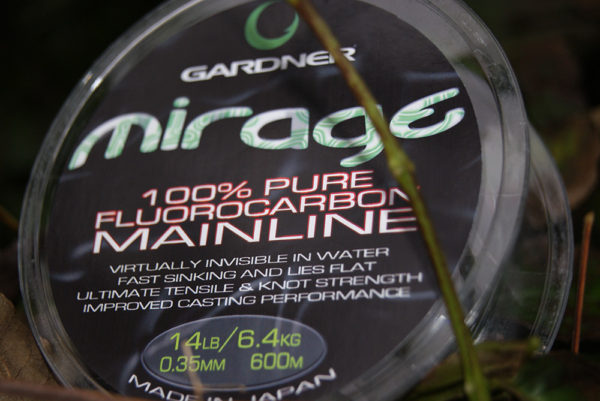 Fluorocarbon Gardner Mirage je pro zimní rybolov spolehlivý