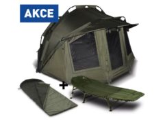 Chyť a pusť Bivak Thunder 2 Man + lehátko + spací pytel!