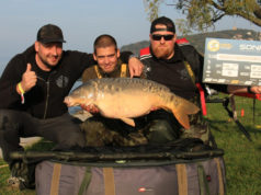 Nejtěžší kapr závodu - lysec o váze 28,95 kg