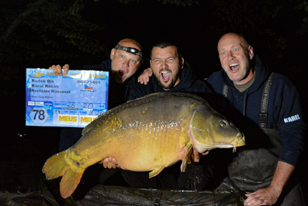 Největší kapr na WCC 2023 pro český tým!