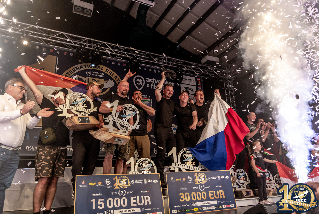 IBCC 2024 ovládl český tým Carpsonbaits, uloven byl nový rekord IBCC i celého Balatonu!