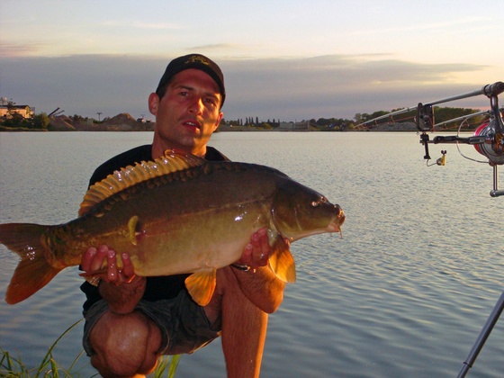 jeden z ulovených kaprů