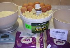 Výroba boilies – broskyňa cesnak logo